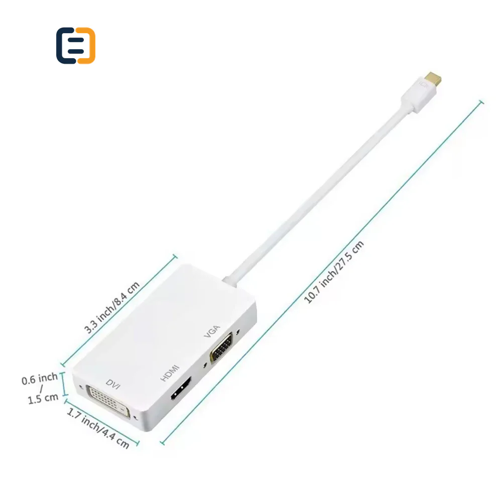 Mini DisplayPort to HDMI / DVI / VGA 3-in-1 Adapter - product image 6