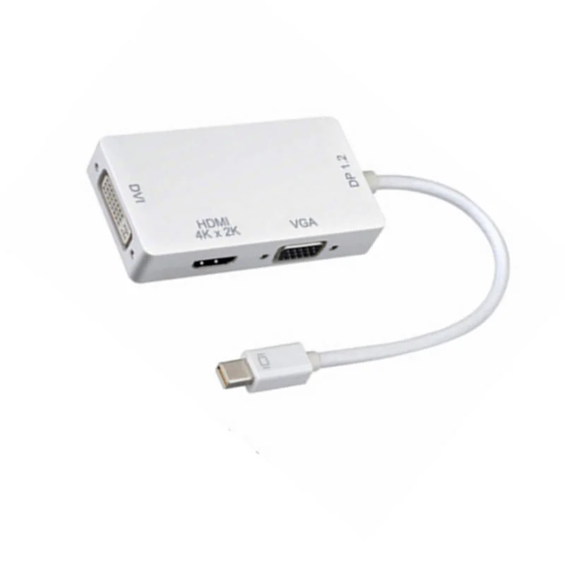 Mini DP DisplayPort to HDMI DVI VGA hub - 15cm