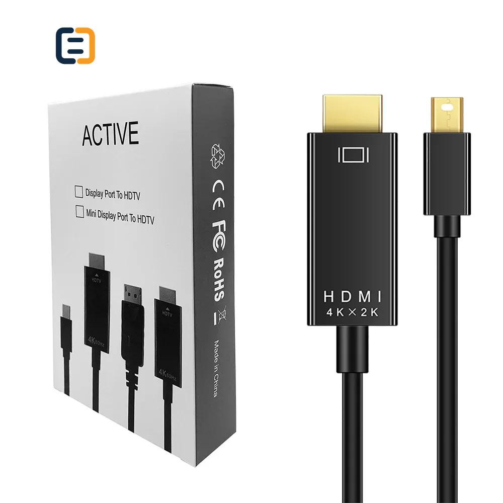 4K 60Hz 1.8m Mini DP to HDMI cable - product image 2