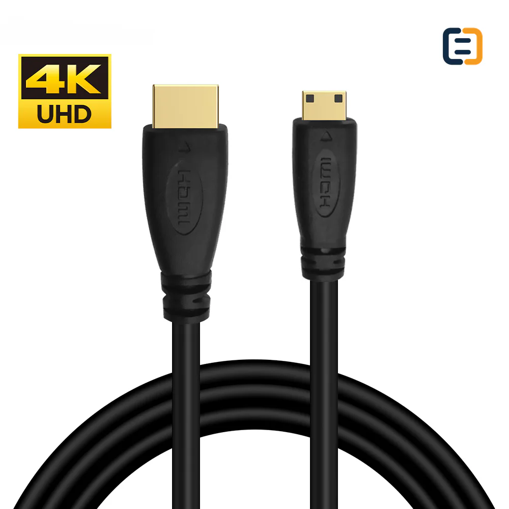 HDMI to Mini HDMI Cable, Gold-Plated Connectors - product image 2