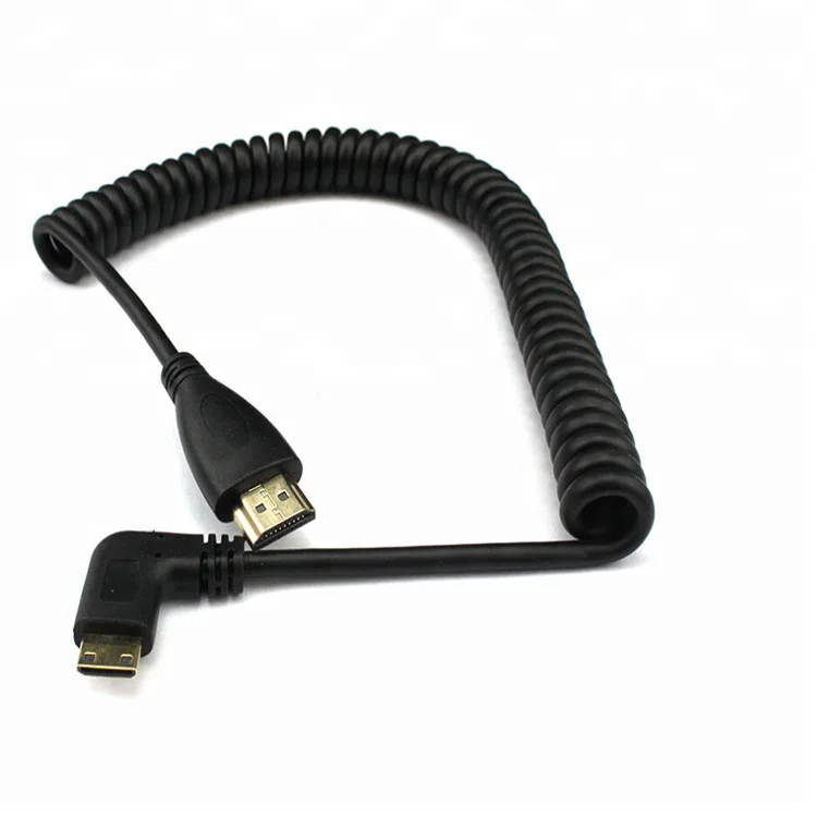 Right Bend Mini HDMI To HDMI Cable - 1080P - product image 2