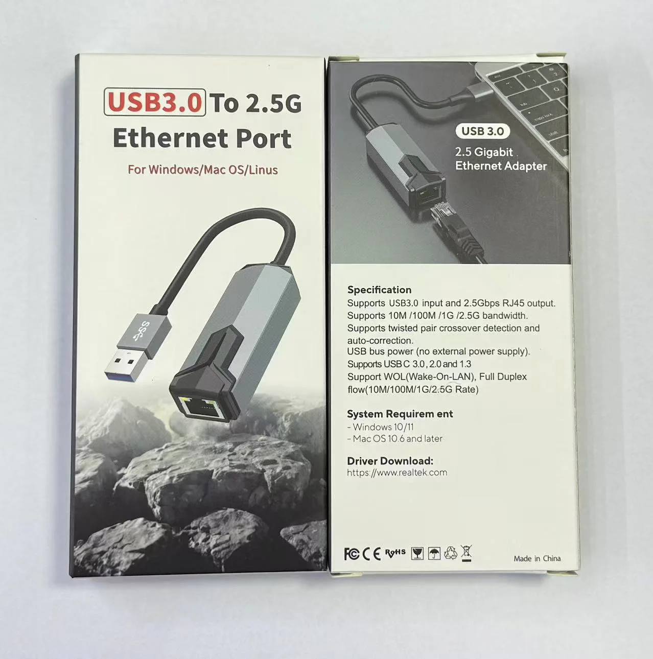 2.5Gbps USB-C USB 3.0 to 2.5Gbps Ethernet Adapter - product image 2