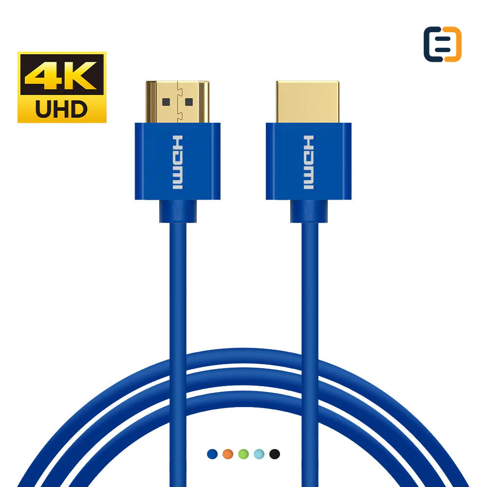 4K UHD HDMI Cable, 18Gbps, 5.5mm OD