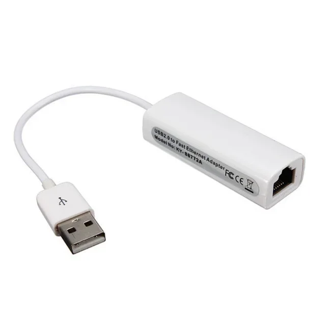USB 2.0 to RJ45 fast Ethernet 10/100 LAN Network Adapter Card - product image 3