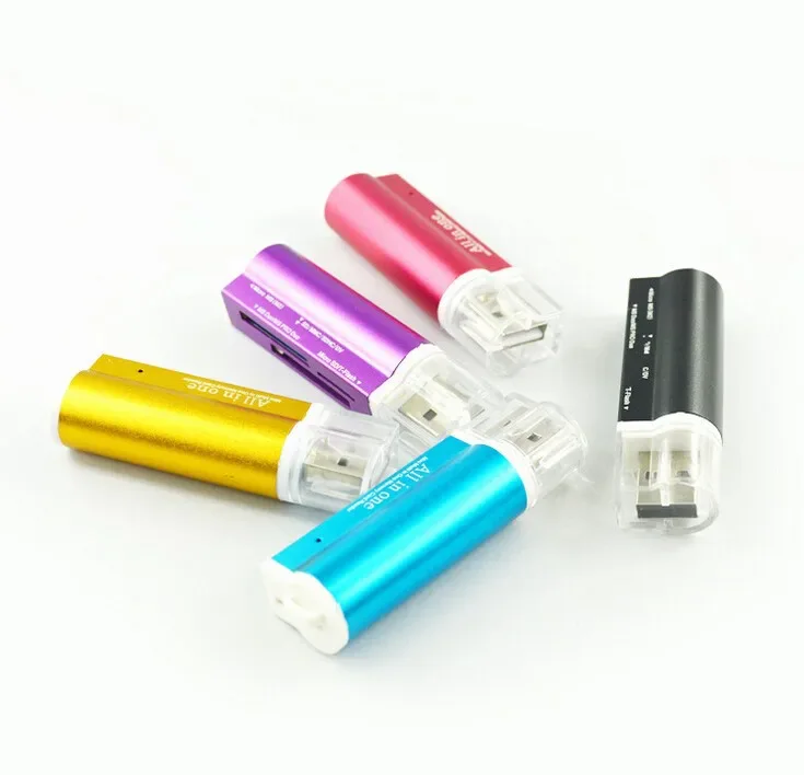 All in One Multifunction Aluminium Lighter Shaped USB Card Reader - product image 2