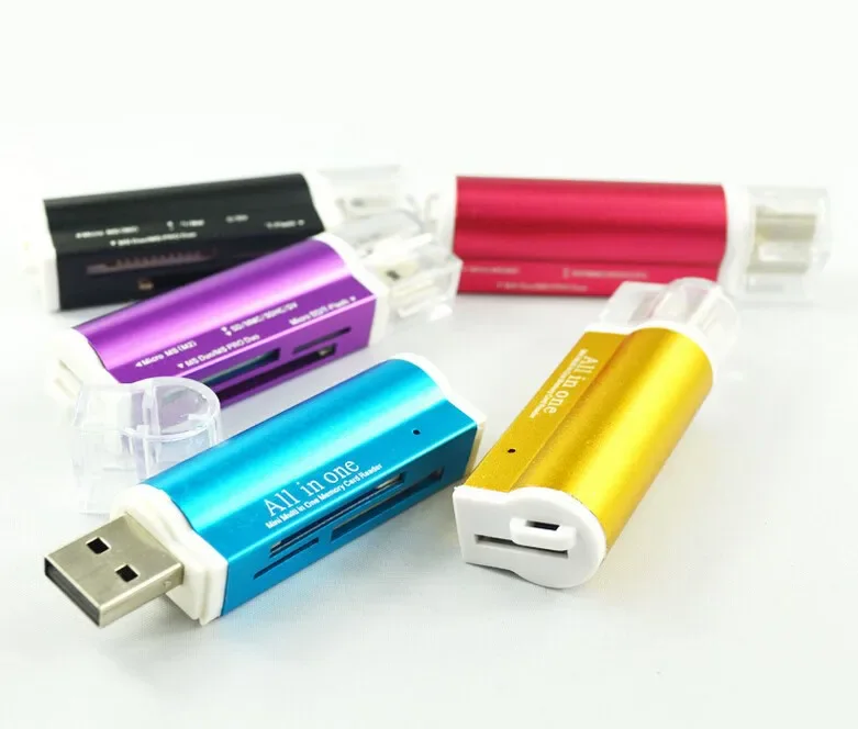 All in One Multifunction Aluminium Lighter Shaped USB Card Reader - product image 3