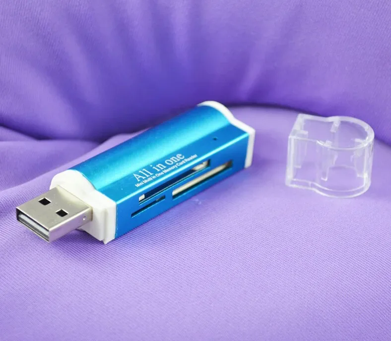 All in One Multifunction Aluminium Lighter Shaped USB Card Reader - product image 5