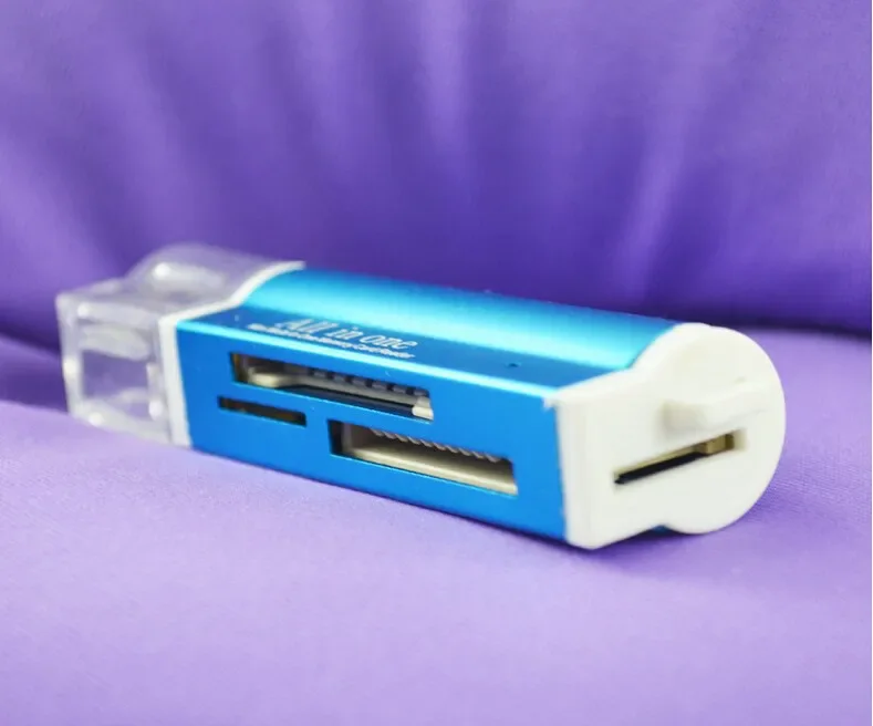 All in One Multifunction Aluminium Lighter Shaped USB Card Reader - product image 6
