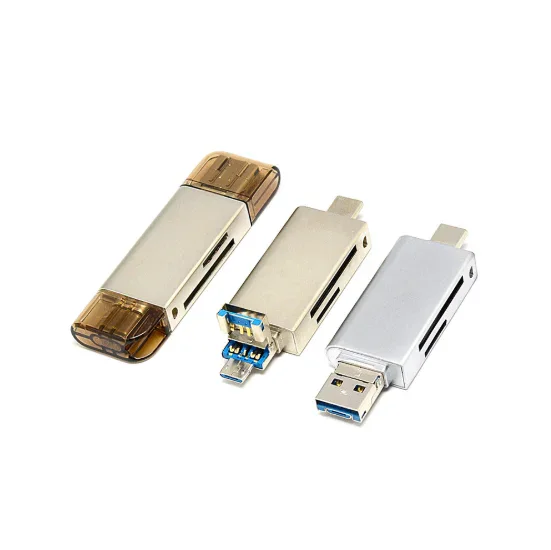Multifunction USB 3.0 Micro USB TF SD USB-C OTG Smart Card Reader
