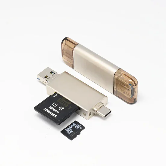 Multifunction USB 3.0 Micro USB TF SD USB-C OTG Smart Card Reader - product image 2