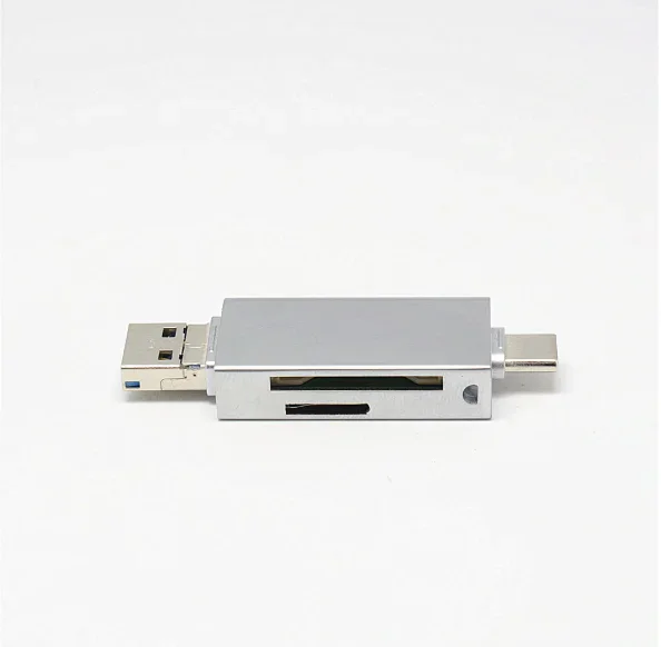 Multifunction USB 3.0 Micro USB TF SD USB-C OTG Smart Card Reader - product image 4