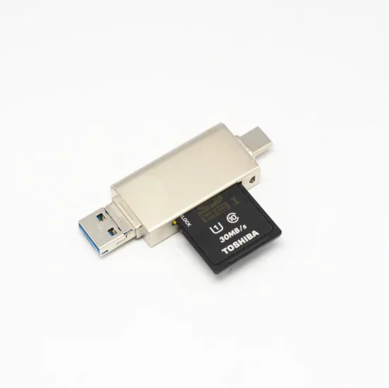 Multifunction USB 3.0 Micro USB TF SD USB-C OTG Smart Card Reader - product image 5
