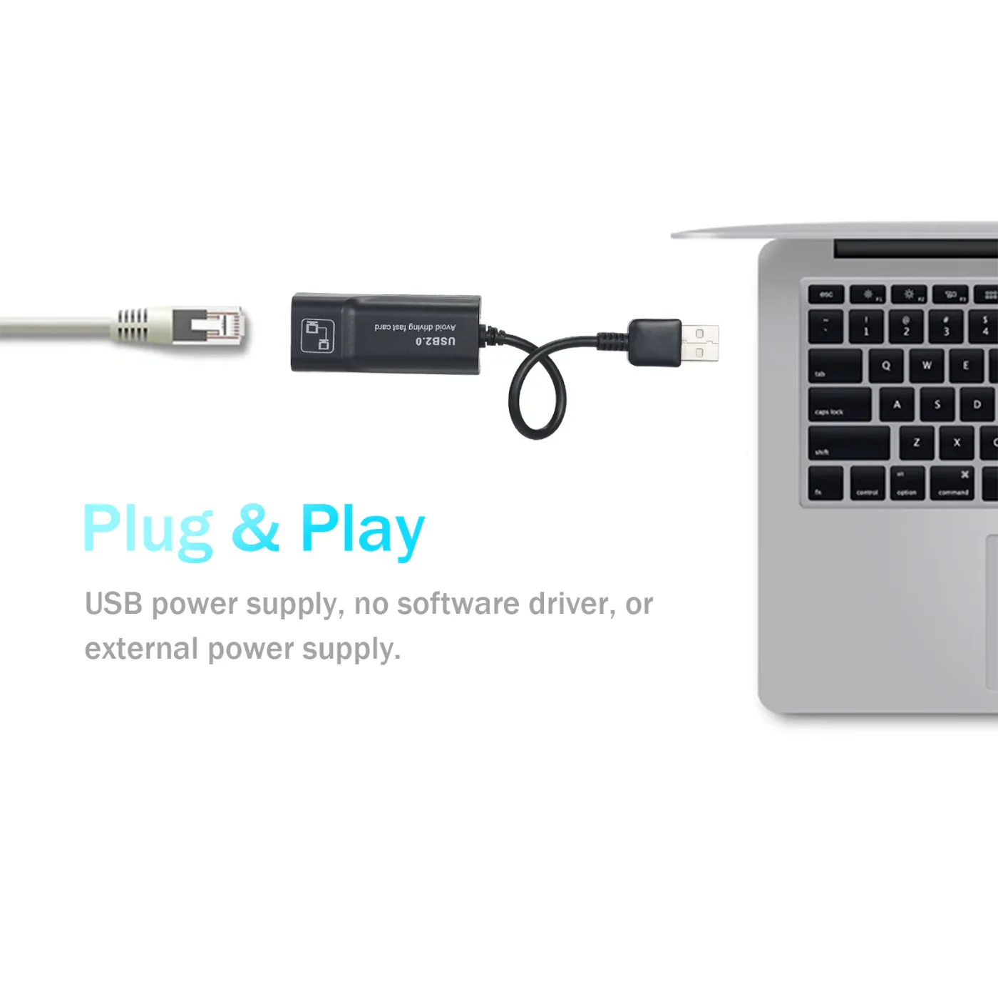 USB 2.0 to RJ45 Ethernet Adapter - product image 6