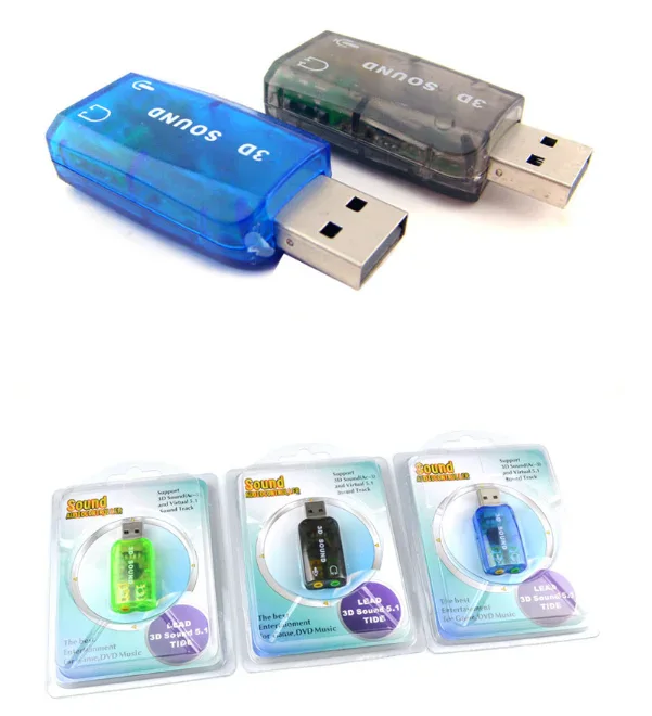 USB 2.0 3D Sound Card - product image 4