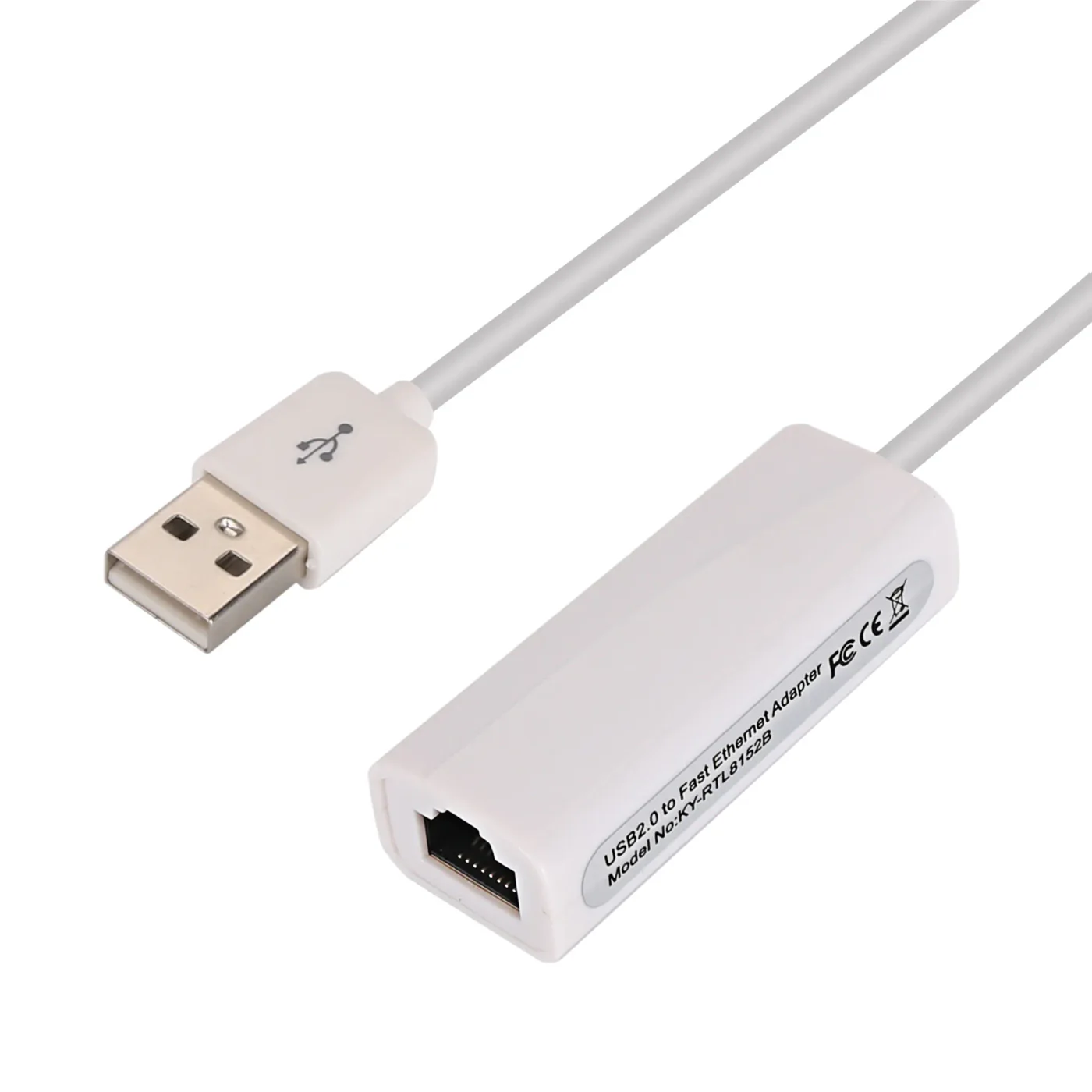 USB 2.0 ethernet adapter - 20cm - product image 4