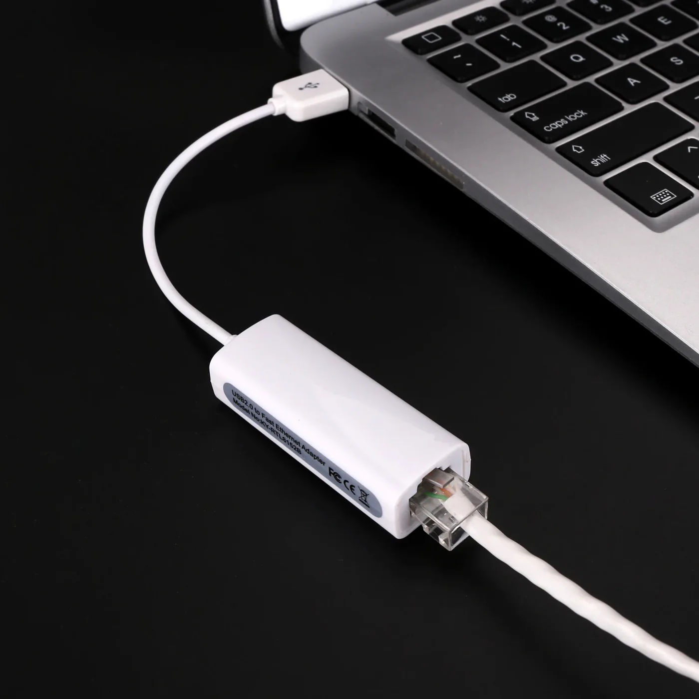 USB 2.0 ethernet adapter - 20cm - product image 6