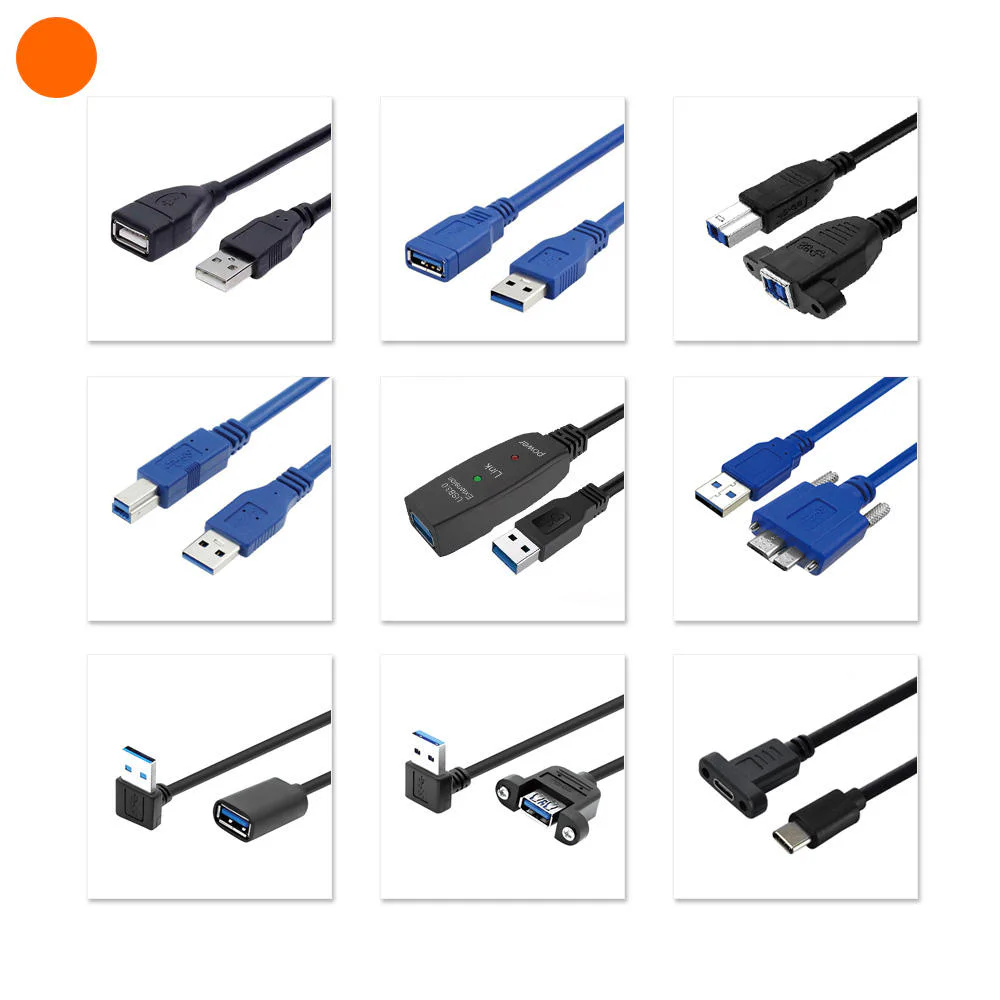 USB 2.0 Male to Female Adapter Cable