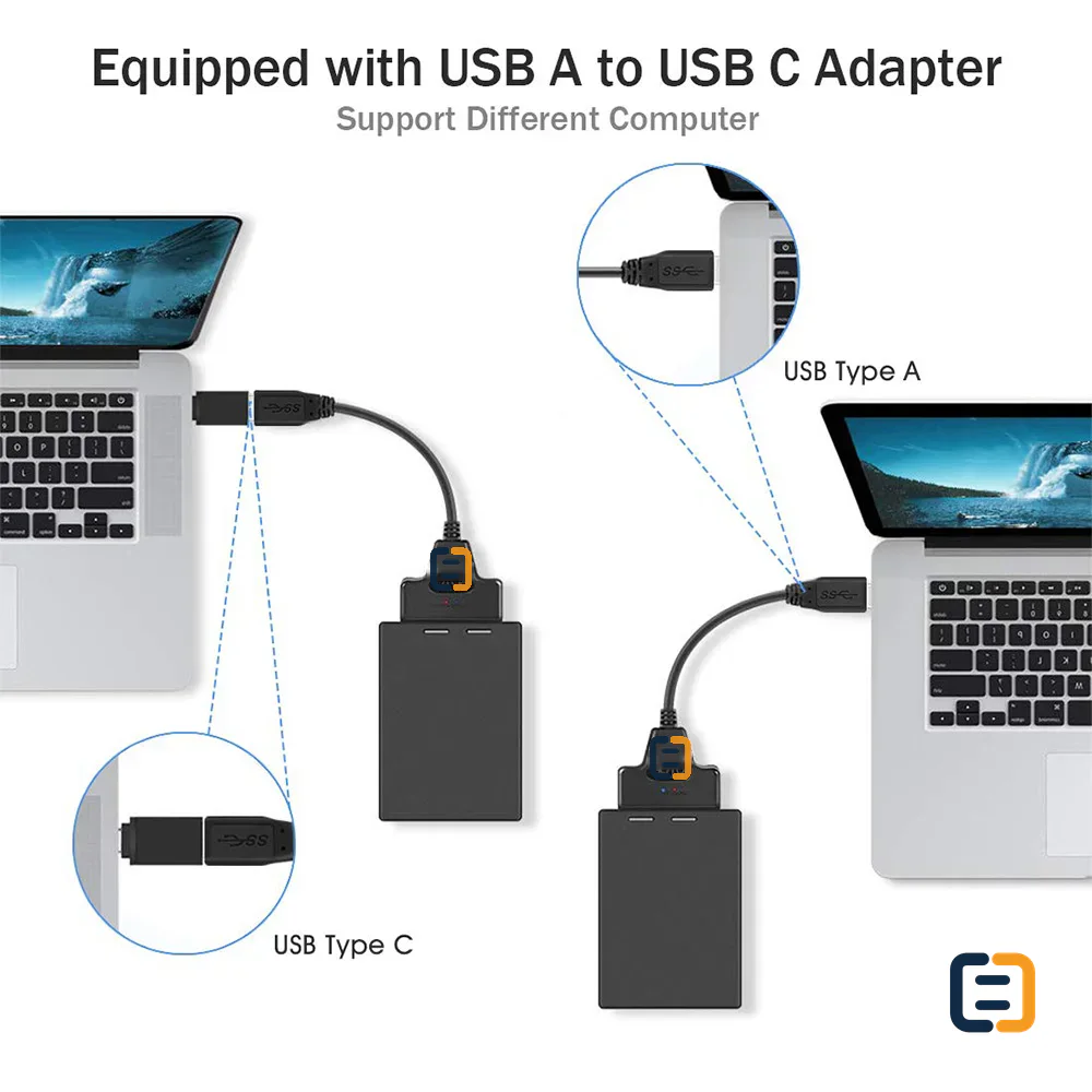 USB 3.0 to SATA III Hard Drive Adapter - 6Gbps - product image 5