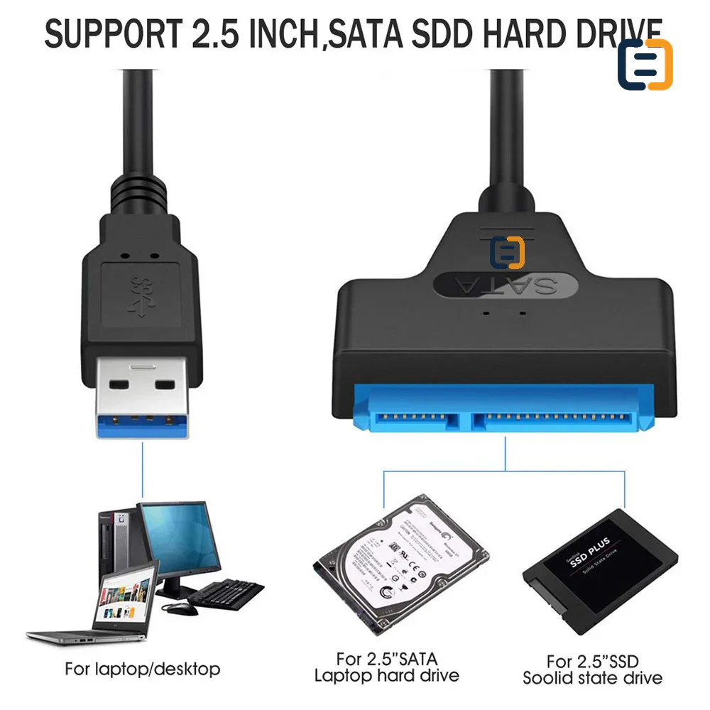 USB 3.0 to SATA III Hard Drive Adapter - 6Gbps - product image 6