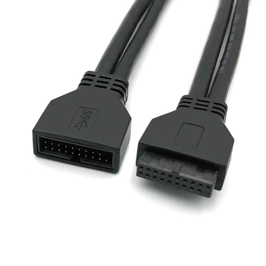 USB 3.0 20pin male to female extension cable - 25cm