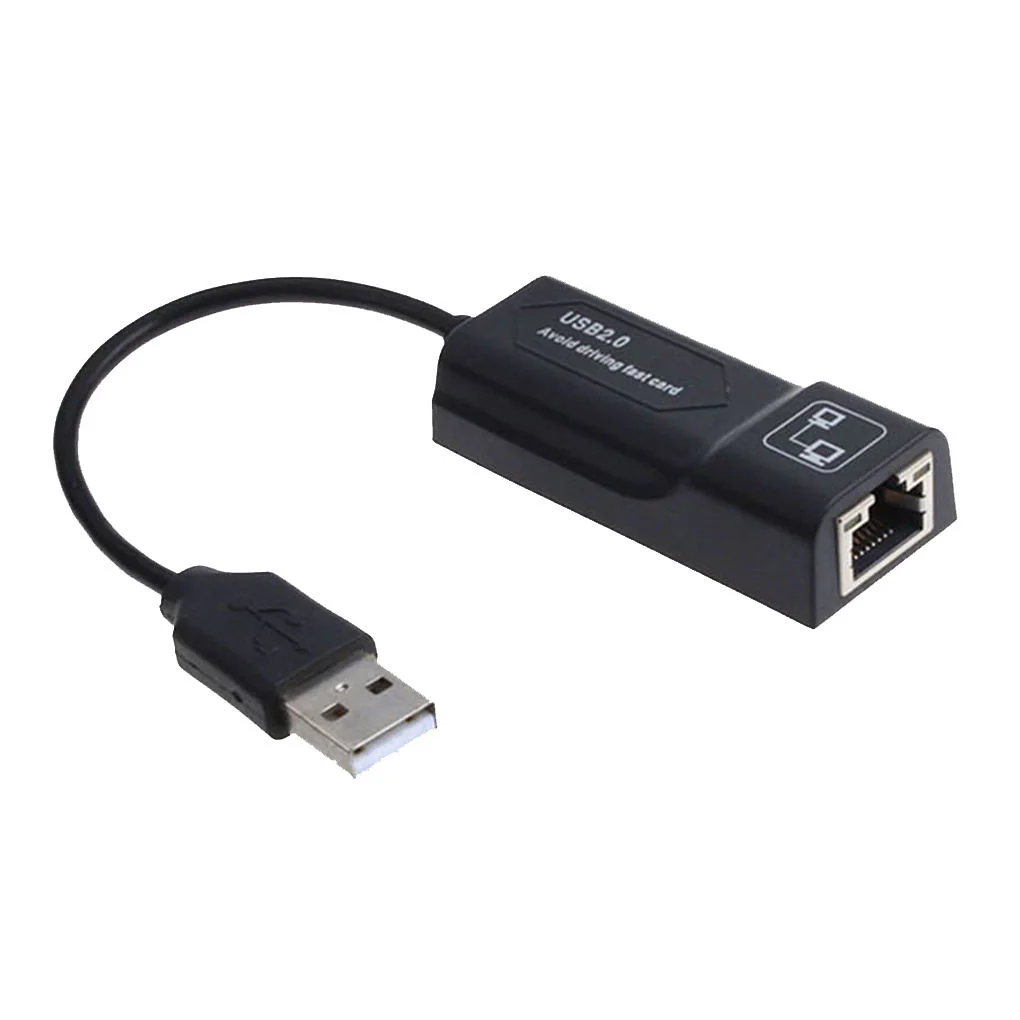 USB 2.0 To RJ45 Extension Adapter Cable - 20cm
