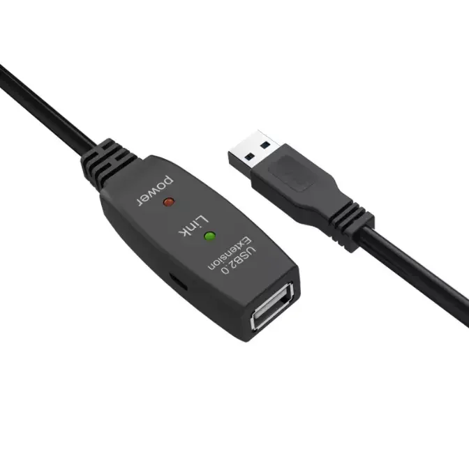 USB 2.0 Male-to-Female Extension Cable, 5-30m - product image 2