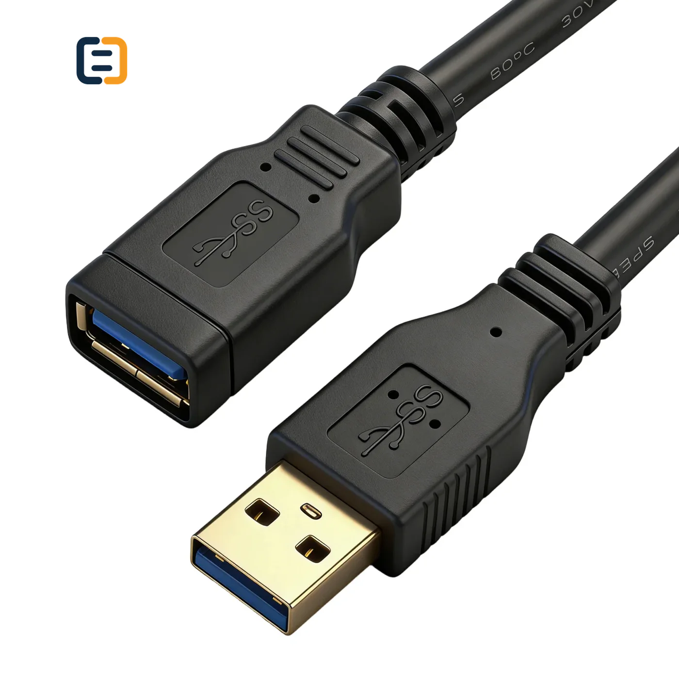 USB 3.0 Male-to-Female Extension Cable, 1.5-5m - product image 2