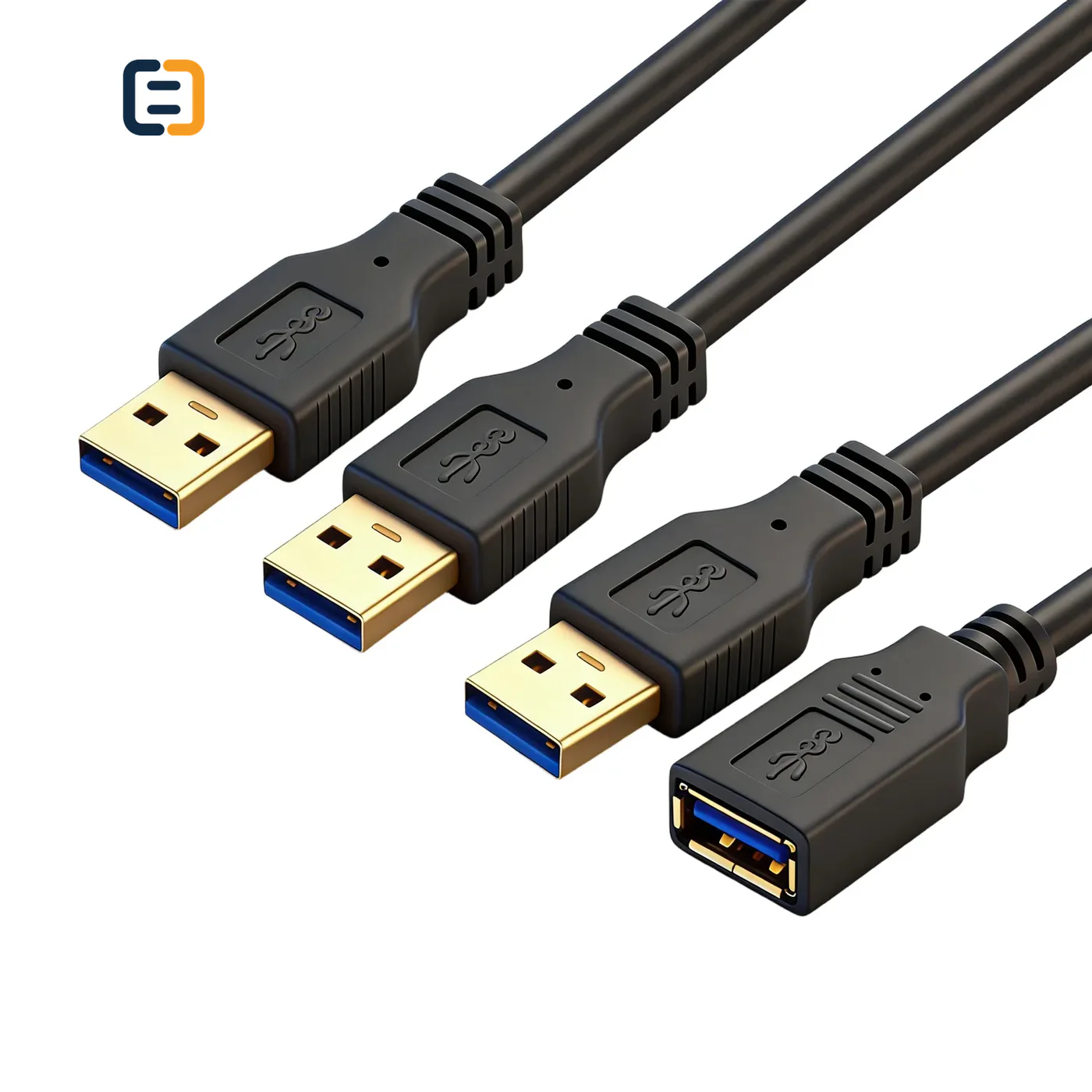 USB 3.0 Male-to-Female Extension Cable, 1.5-5m - product image 3