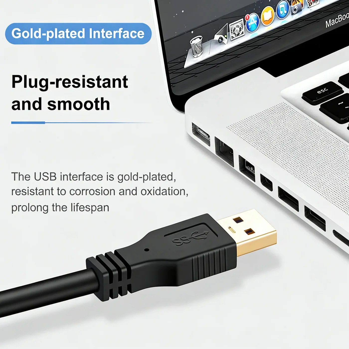 USB 3.0 Male-to-Female Extension Cable, 1.5-5m - product image 4