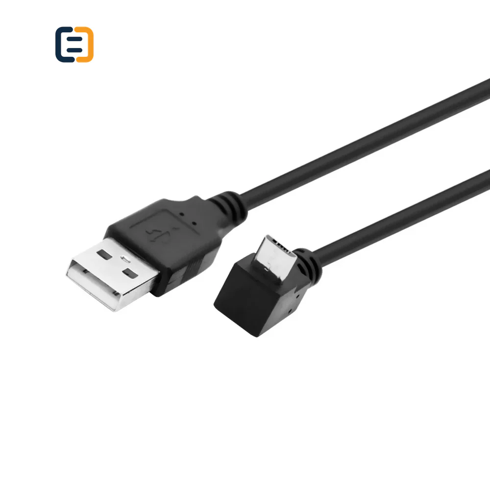 90 Degree USB 2.0 Male to Female Adapter Cable - product image 2