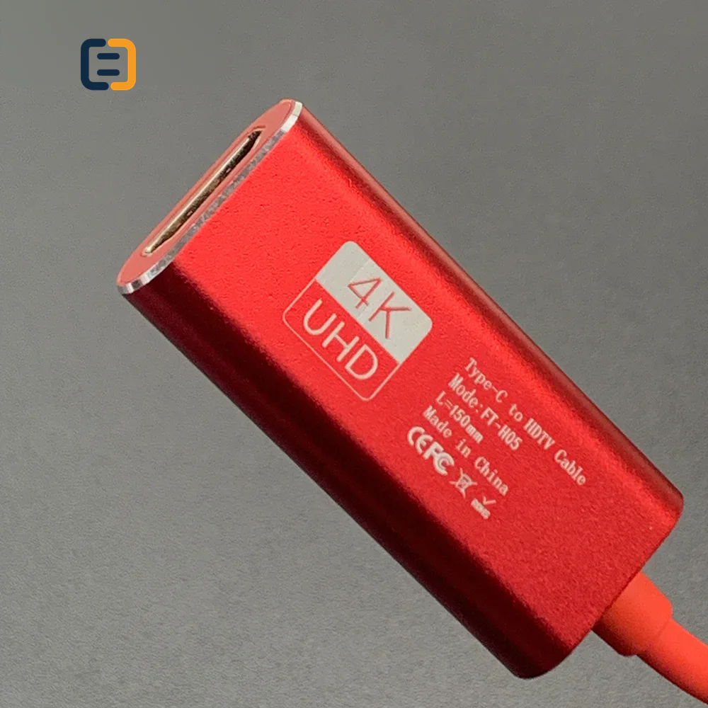 Gray USB-C to HDMI Adapter Cable, 4K 30Hz - product image 4