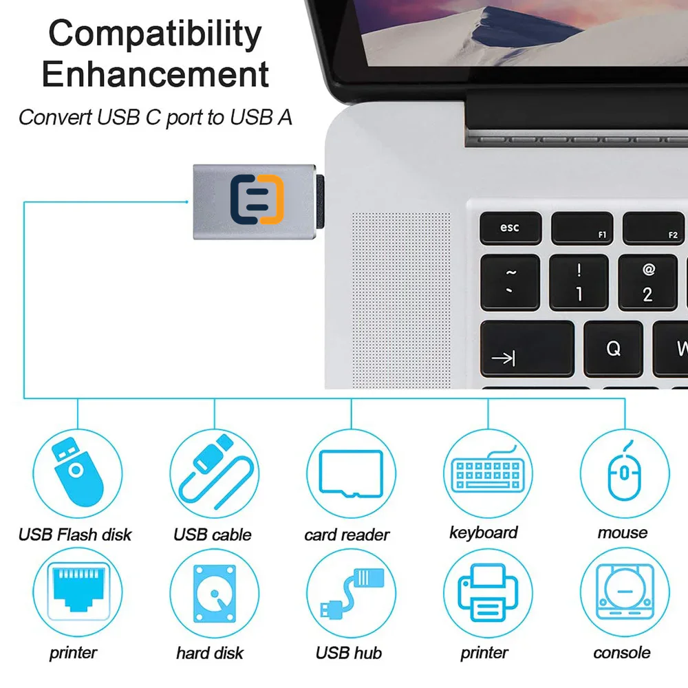 USB-C to USB 3.0 OTG Adapter - 5Gbps - product image 4