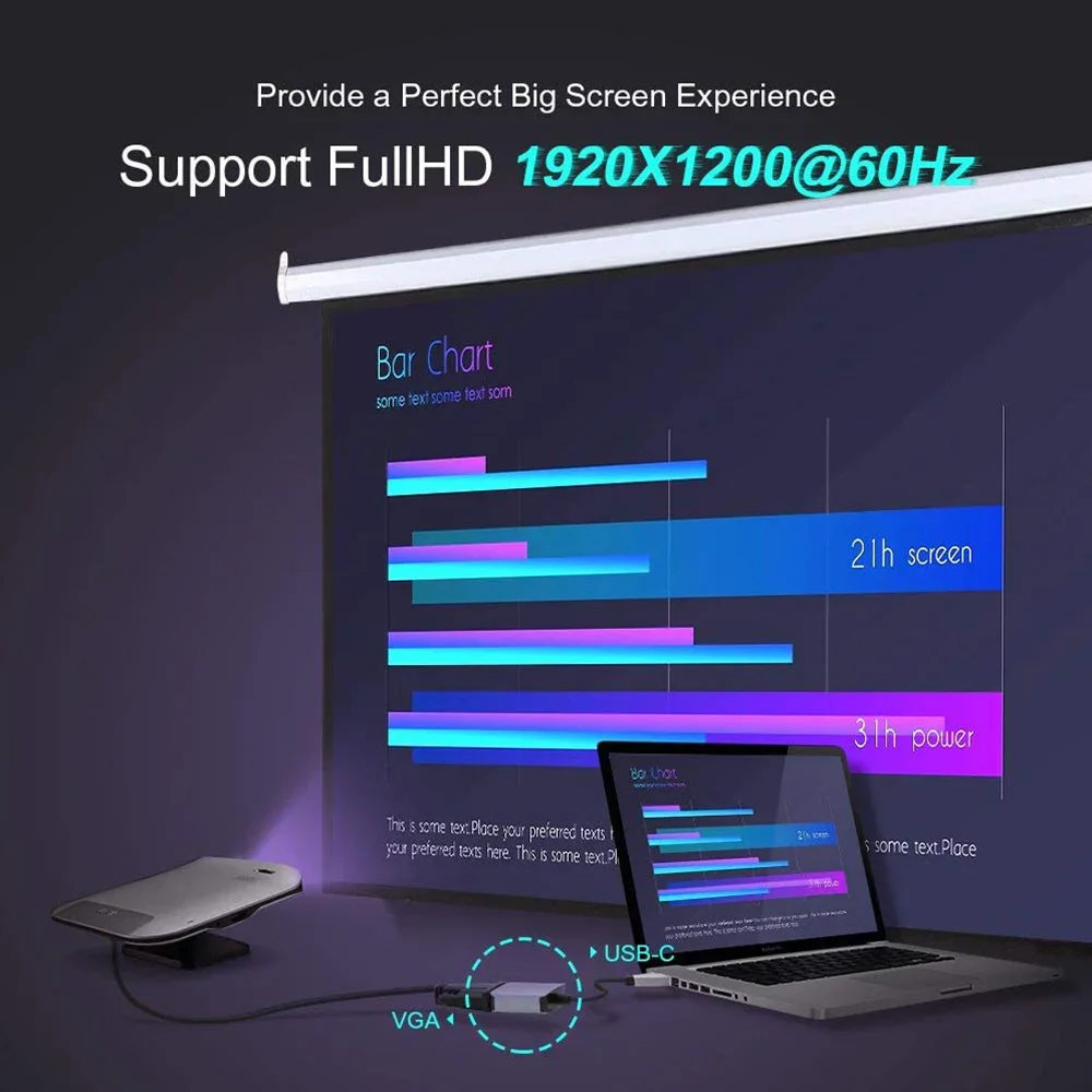 USB USB-C to VGA Converter - 1080P - product image 6