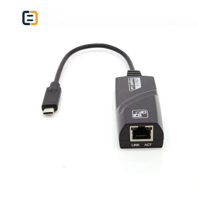 USB-C to RJ45 Ethernet Network Adapter - 100/1000Mbps