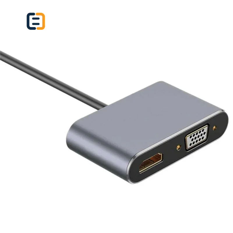 4-in-1 USB-C Hub with HDMI, VGA, USB 3.0 & 100W PD - product image 3