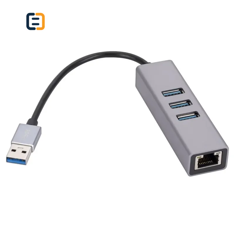 USB 3.0 to USB3.0 and Gigabit Ethernet Adapter - product image 3