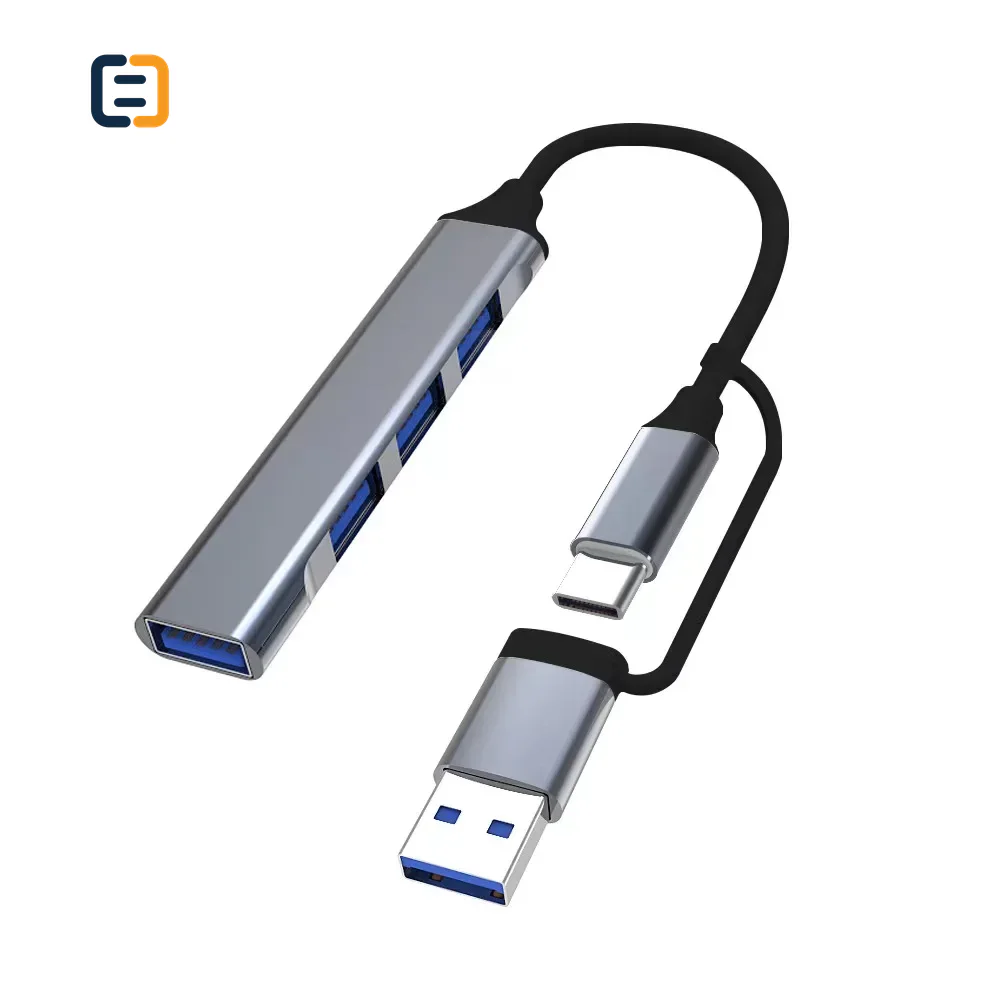 2 in 1 USB A and USB-C USB-C to 4 Ports USB 3.0 USB 2.0 HUB