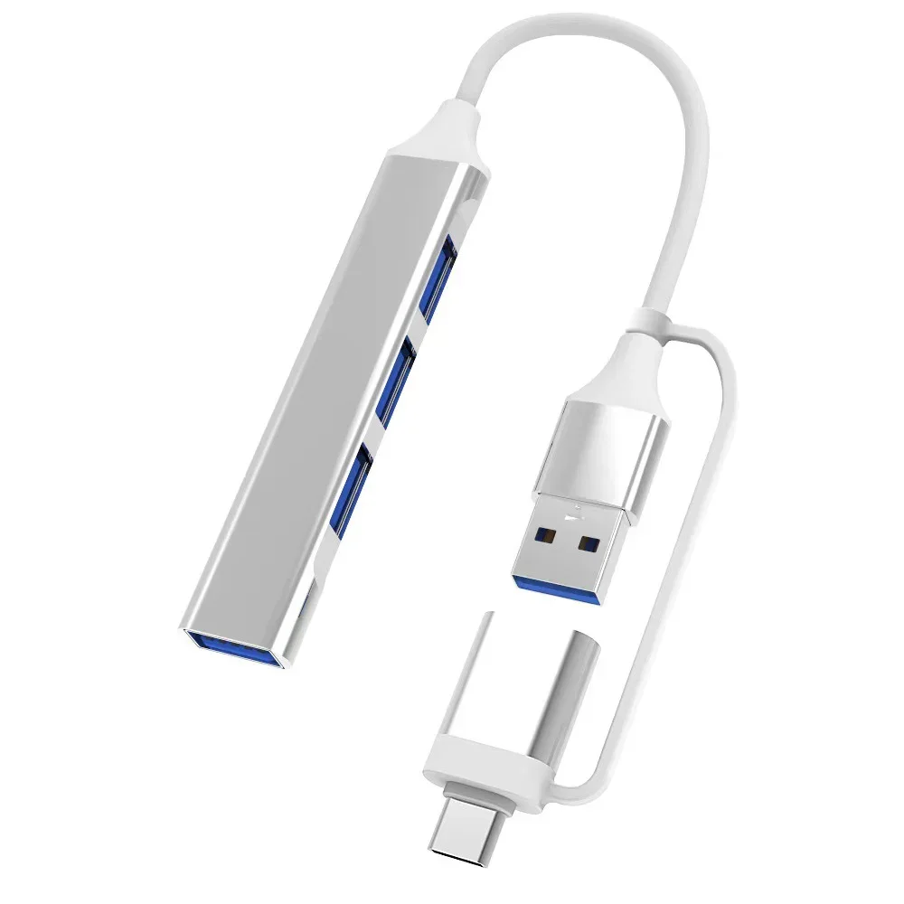 2 in 1 USB A and USB-C USB-C to 4 Ports USB 3.0 USB 2.0 HUB - product image 4