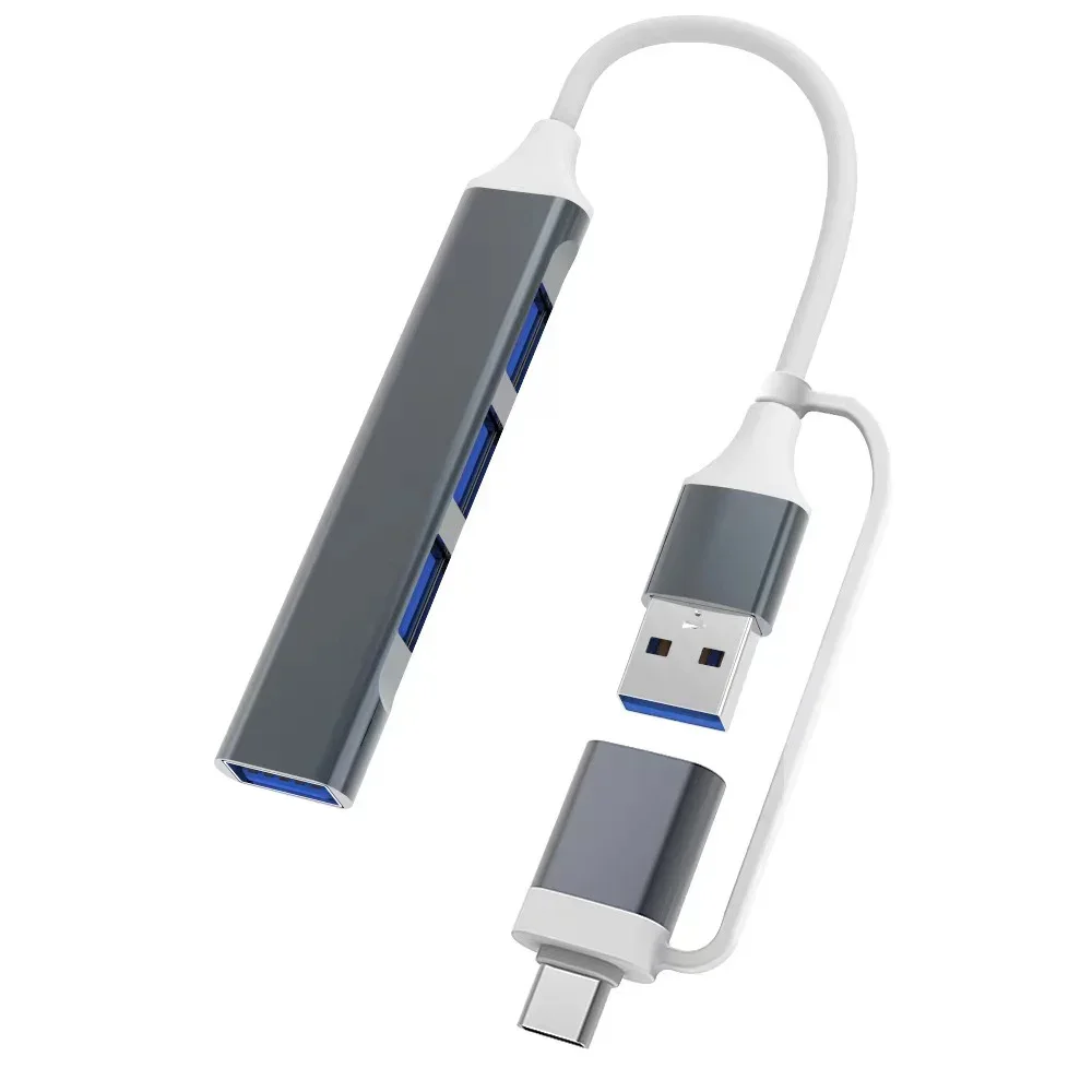 2 in 1 USB A and USB-C USB-C to 4 Ports USB 3.0 USB 2.0 HUB - product image 5