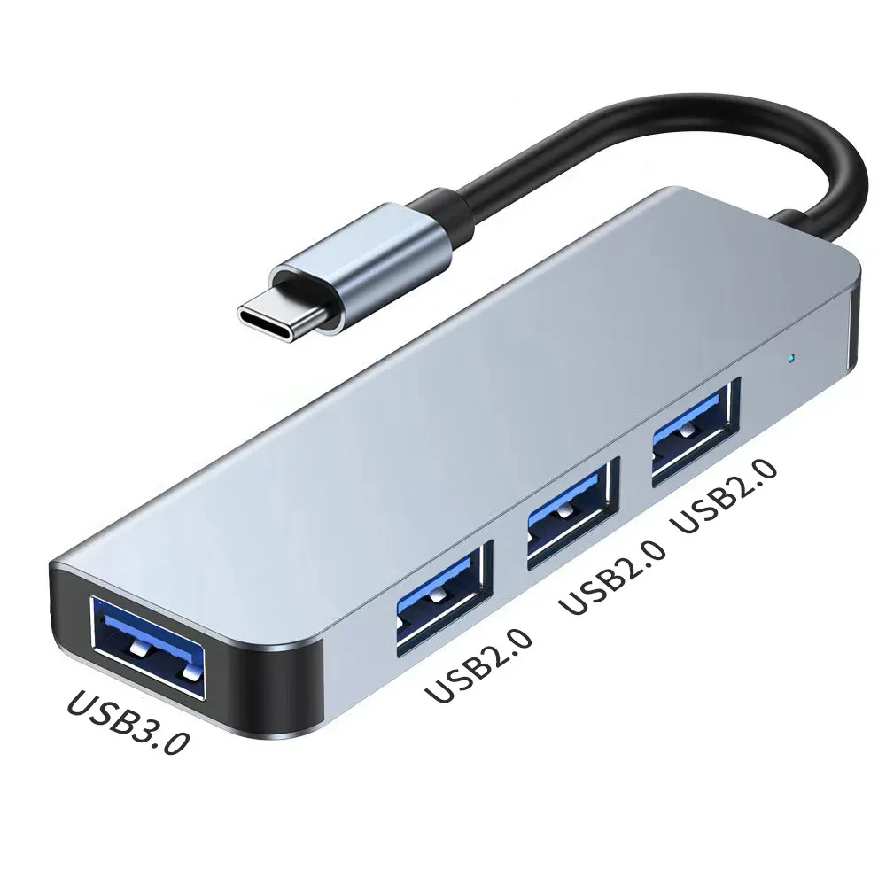 2 in 1 USB A and USB-C USB-C to 4 Ports 5 portsusb 3.0 USB 2.0 HUB - product image 5