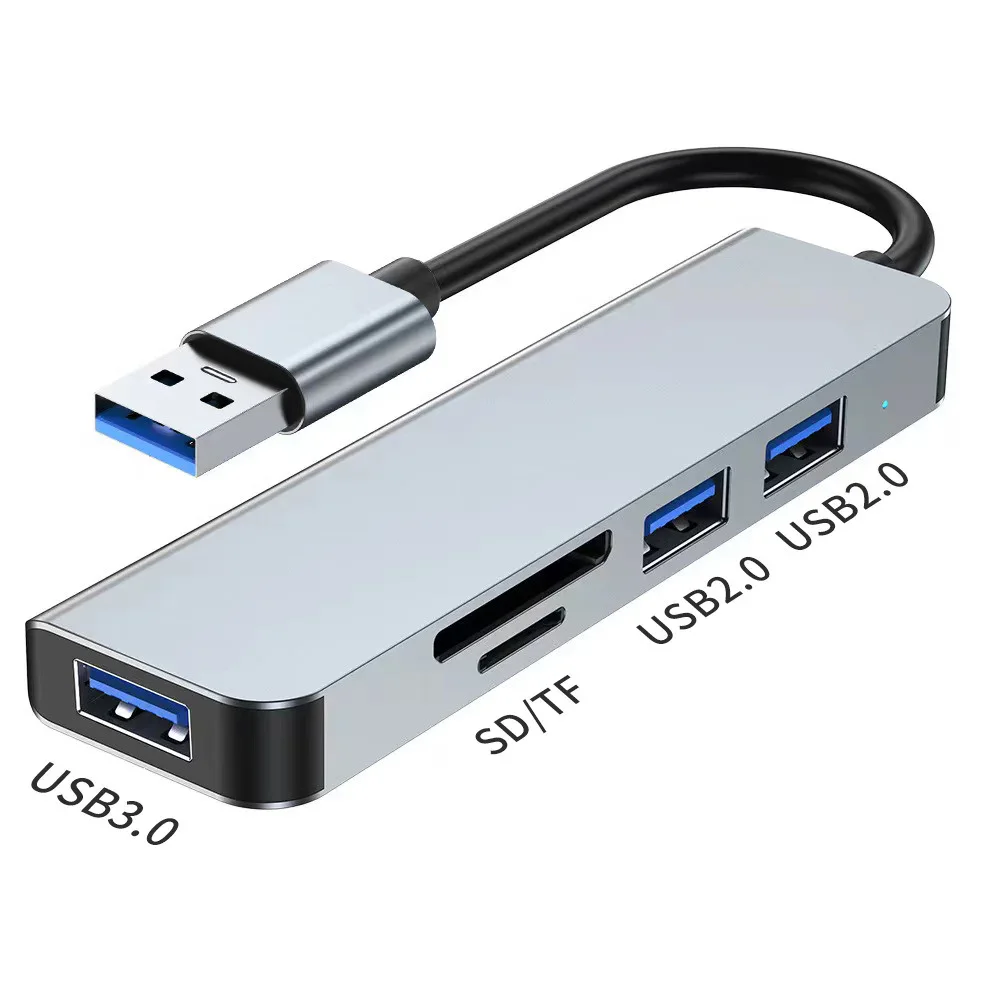 2 in 1 USB A and USB-C USB-C to 4 Ports 5 portsusb 3.0 USB 2.0 HUB - product image 6