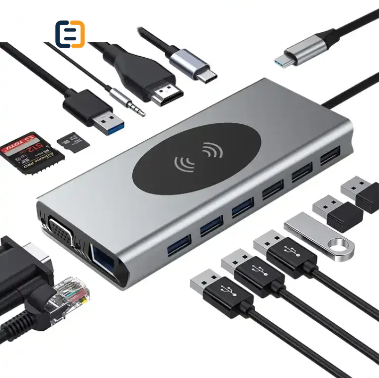 15 in 1 USB-C 3.0 Hub - 4K 1080P - product image 2