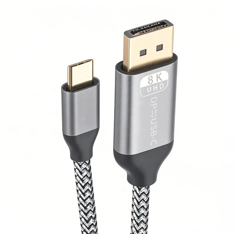 8K 60Hz USB-C to DisplayPort cable/DisplayPort to USB-C cable - 2m - product image 3