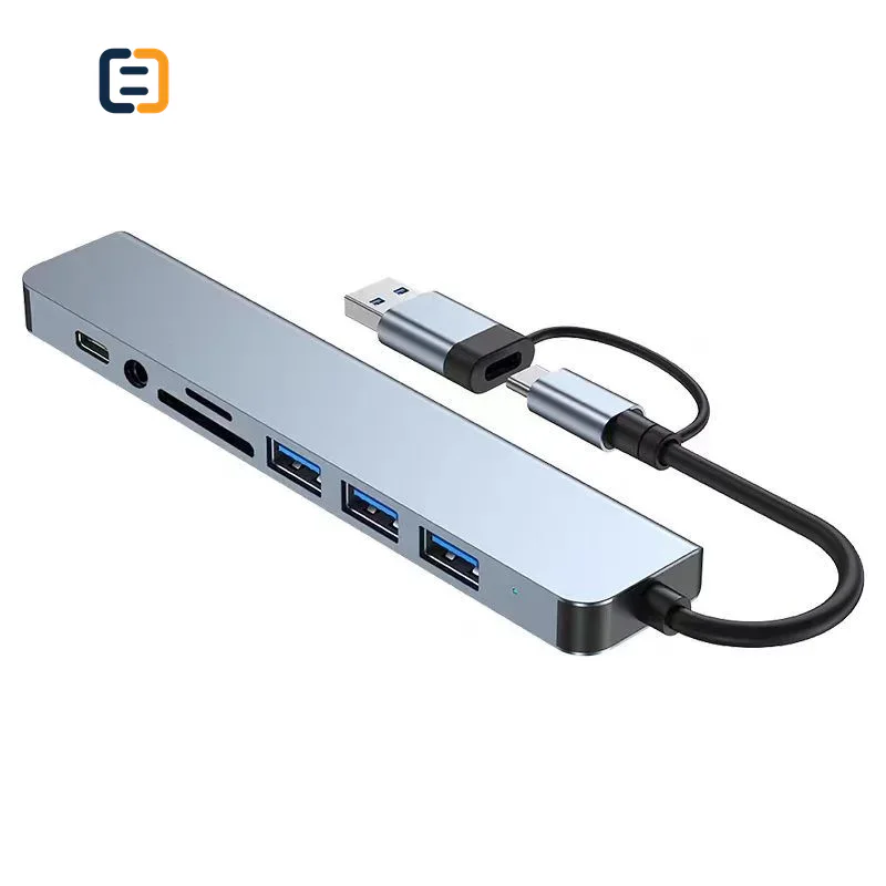USB-C / USB 3.0 Hub and Card Reader, 8-in-2 - product image 4