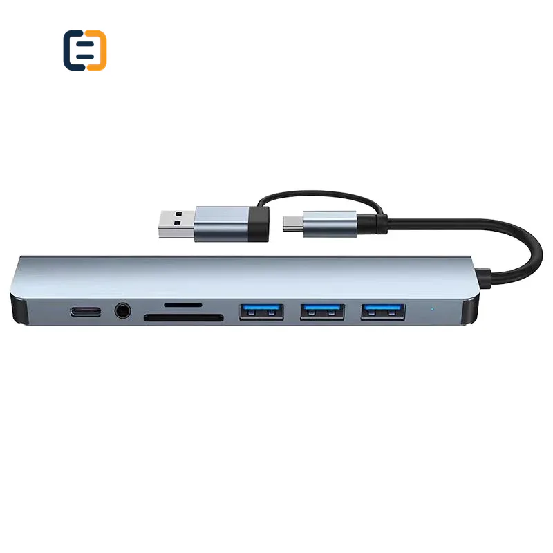 USB-C / USB 3.0 Hub and Card Reader, 8-in-2 - product image 5