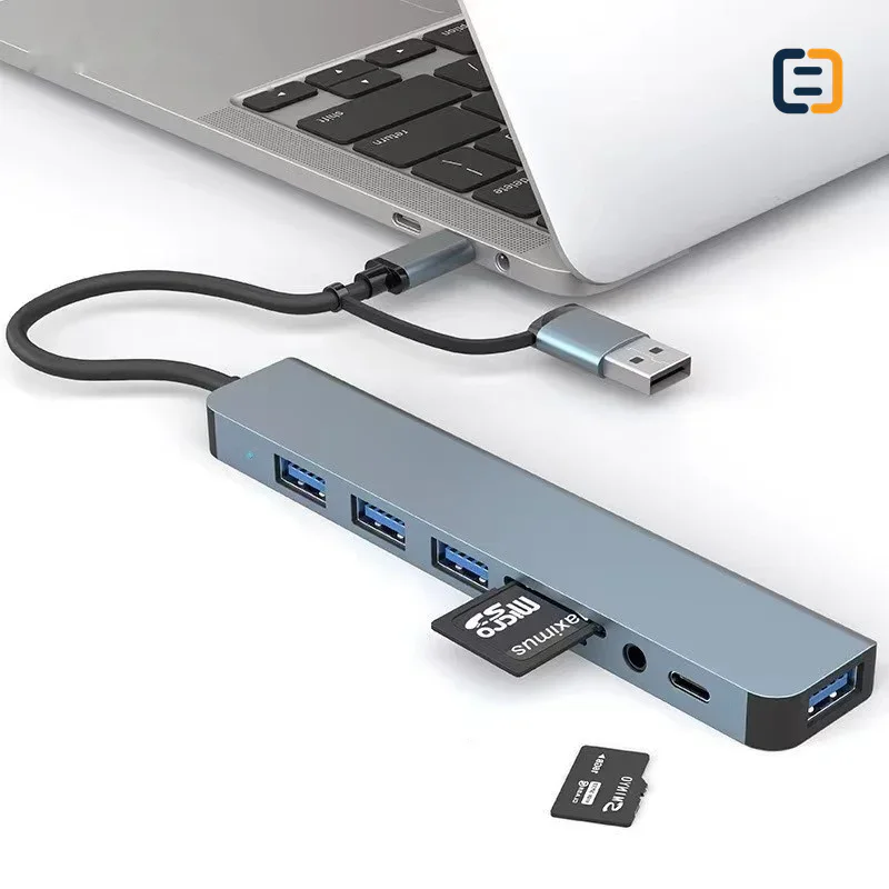 USB-C / USB 3.0 Hub and Card Reader, 8-in-2 - product image 6